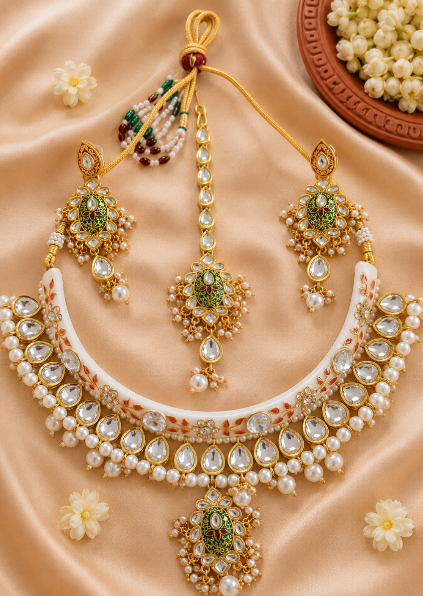 Rajwadi Jewelry Set