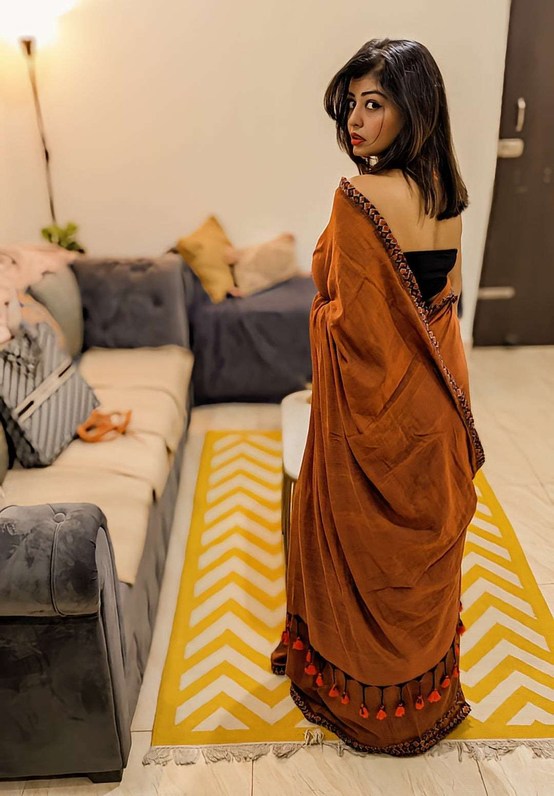 Rustic Charm Ajrakh Mul