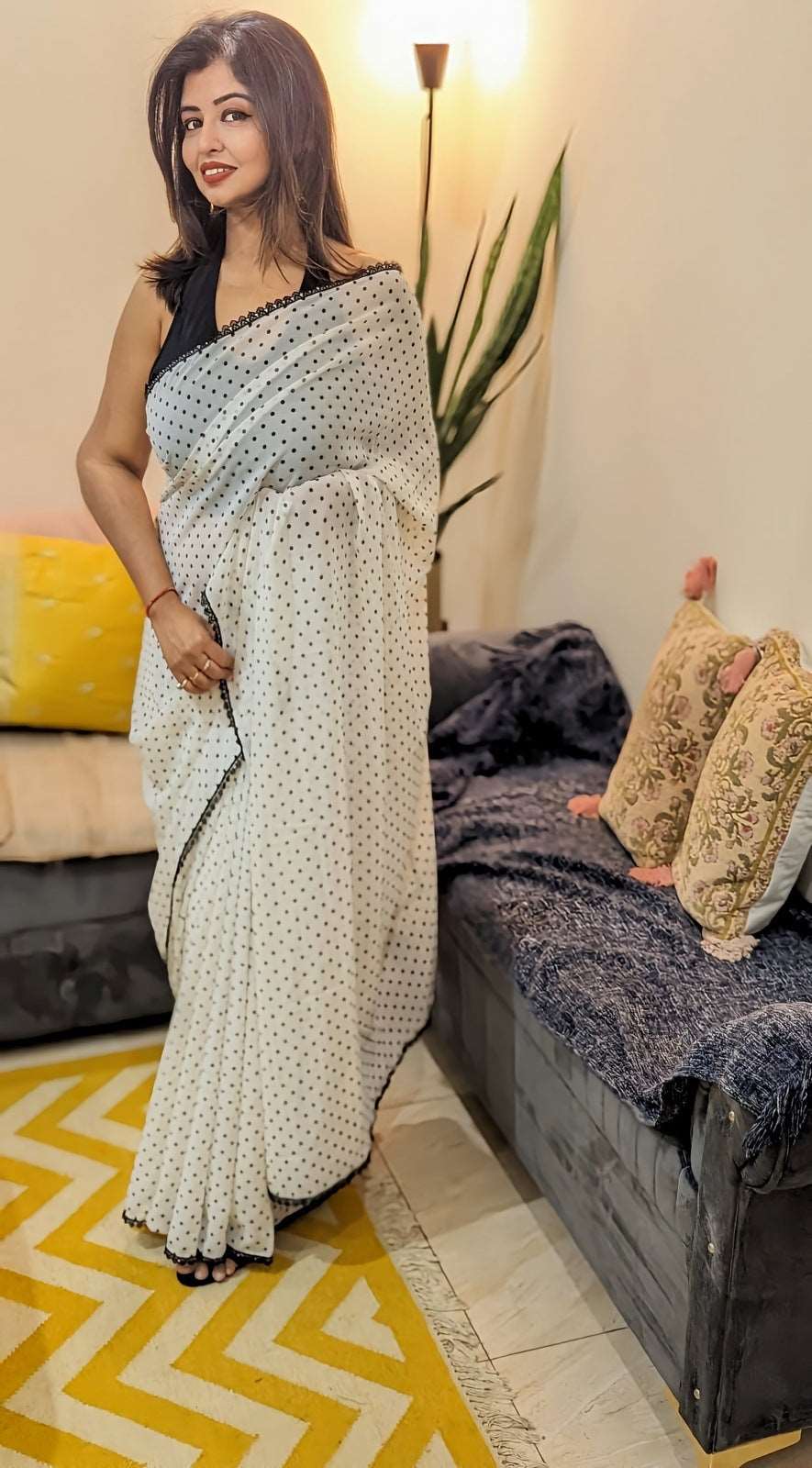 Snowfall Elegance Polka Bliss