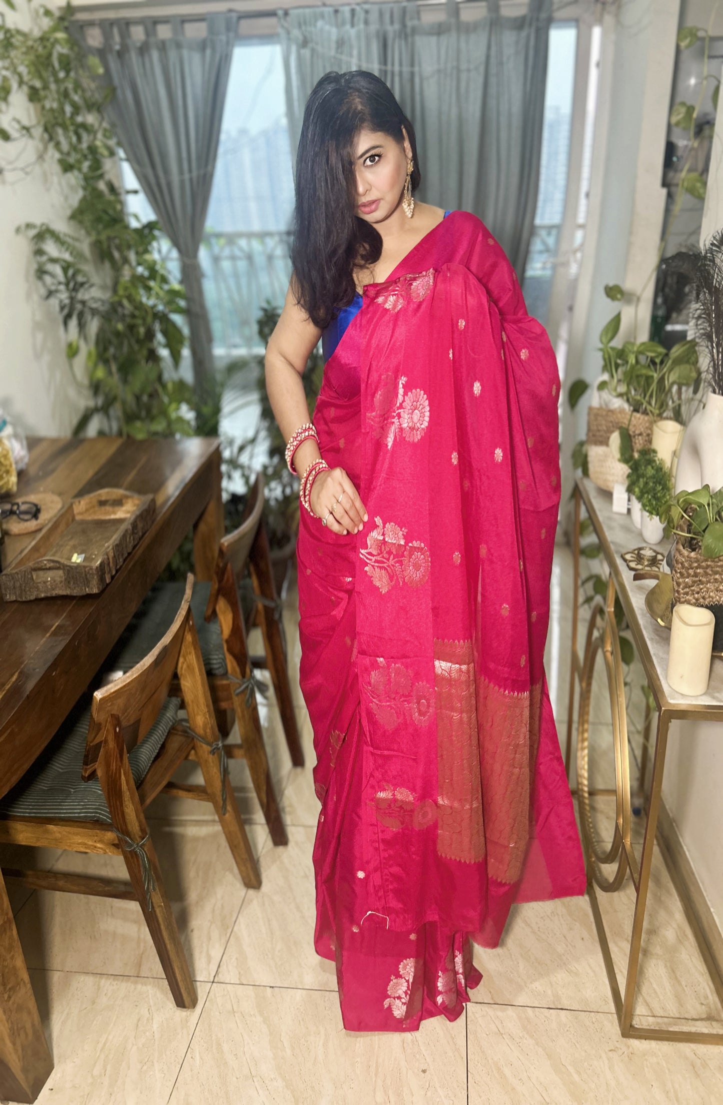 Roopa Elegance – Banarasi Katan Silk Saree
