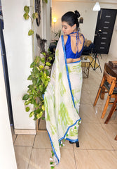Neelara Sitara Spark Mul Cotton Saree