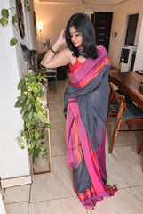 Charulata Pure Handloom Bengal Cotton Saree