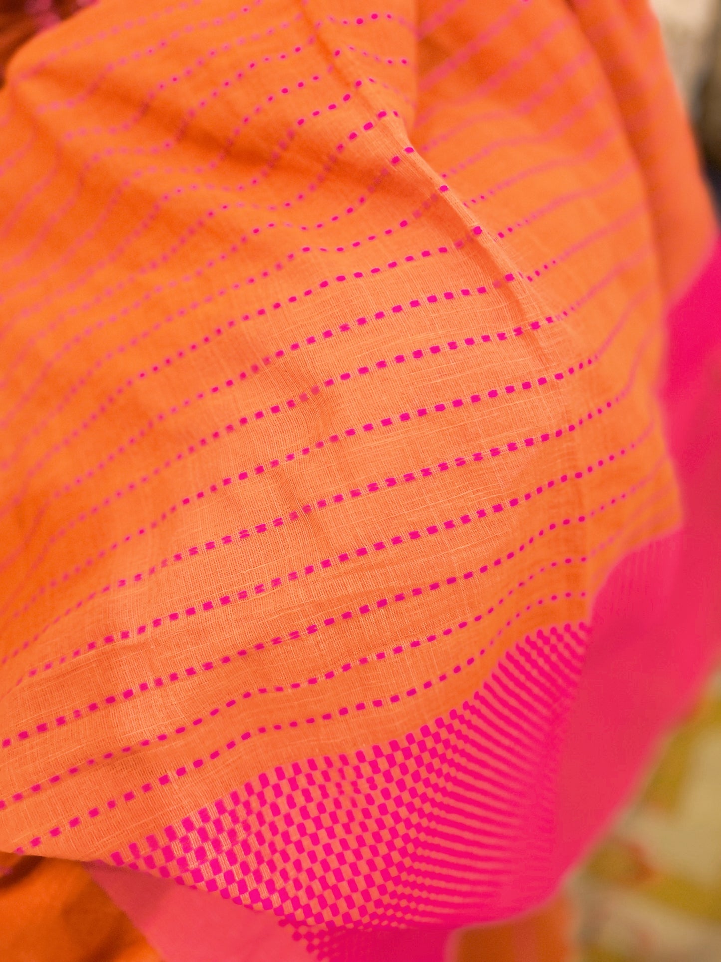 Kantha Dhwani – Pure Handloom Cotton Saree
