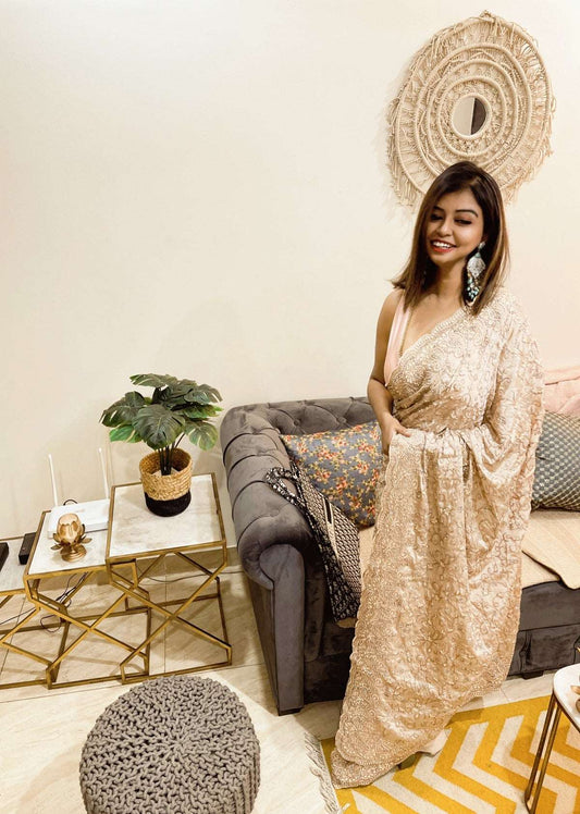 Honey Satin Embroidery