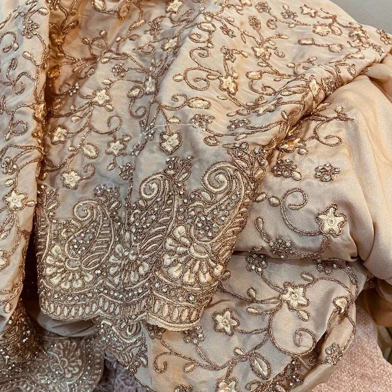 Honey Satin Embroidery