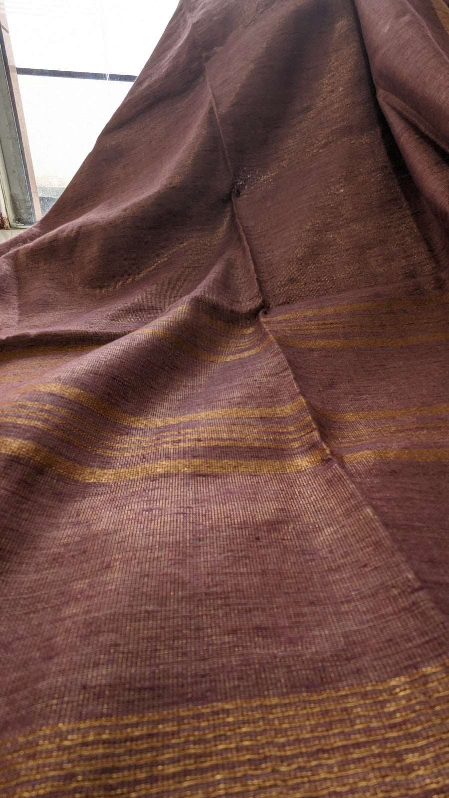 Mauve Jute Linen