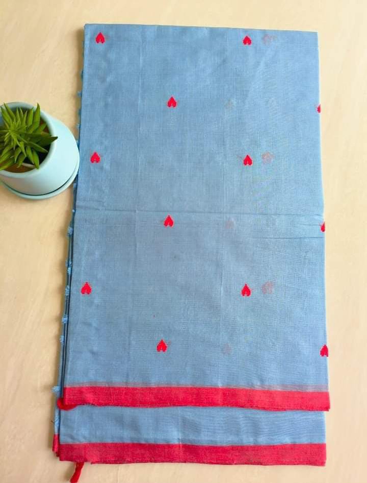 Whispering Begumpuri Powder Blue Hearts