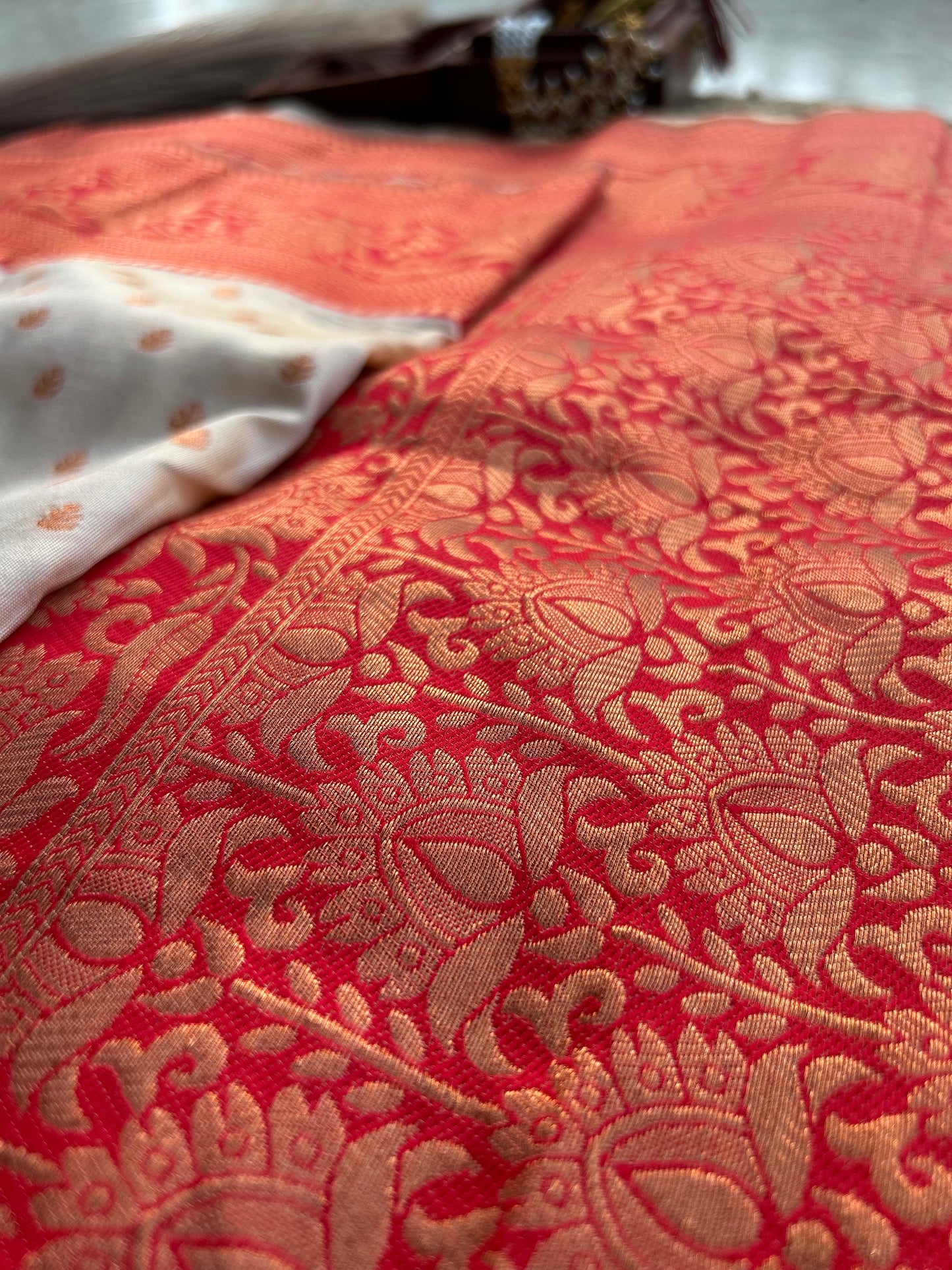 Scarlet Grace Semi Katan Silk Saree