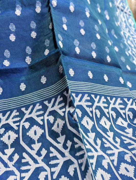 Twilight Blossom Dhakai Jamdani