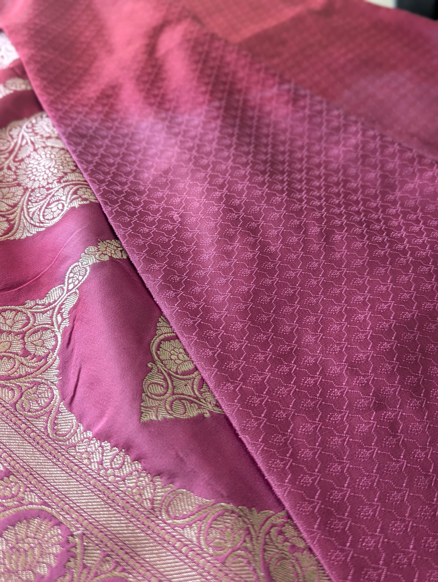 Twilight Elegance Ombre Mashru Silk Saree