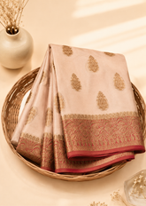Opulent Rainfall Symphony Luxury Festive Organza Saree