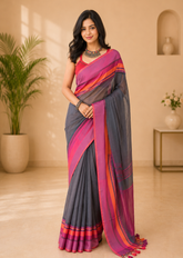Charulata Pure Handloom Bengal Cotton Saree