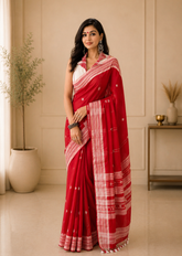 Ruby Traditions Bhujodi Bengal Handloom Saree