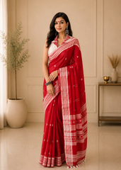 Ruby Traditions Bhujodi Bengal Handloom Saree