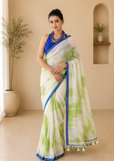 Neelara Sitara Spark Mul Cotton Saree