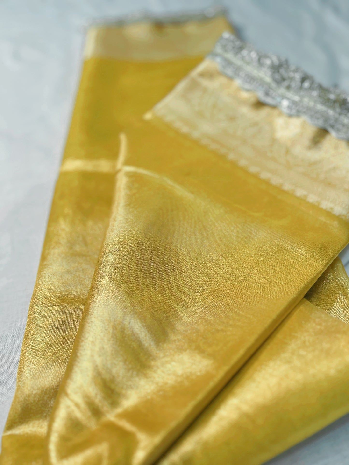 Sunlit Grace Tissue Silk Banarasi Saree