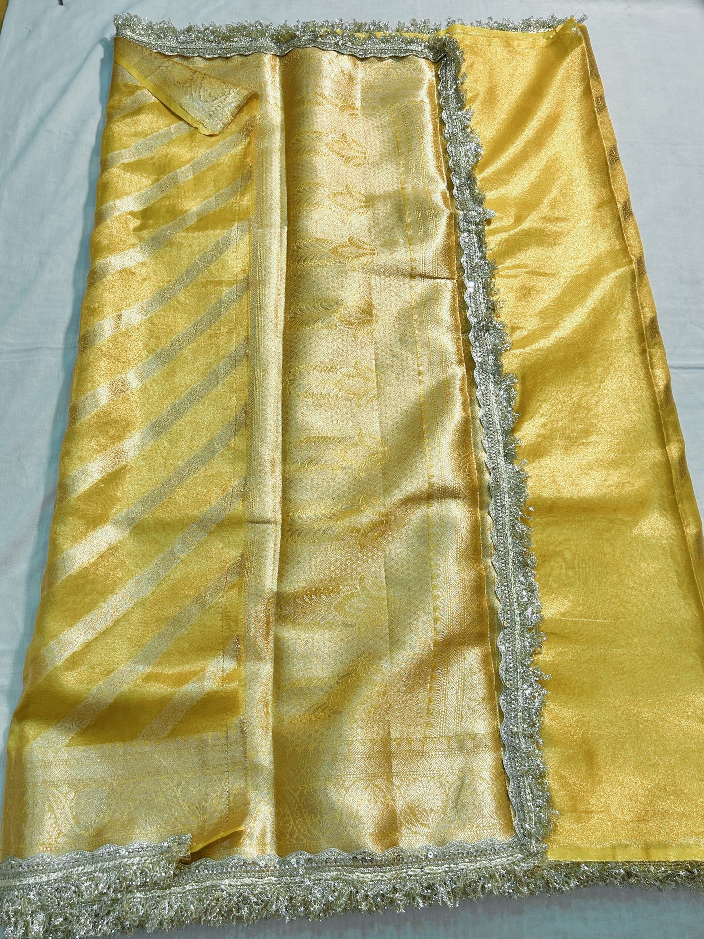 Sunlit Grace Tissue Silk Banarasi Saree