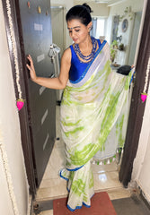 Neelara Sitara Spark Mul Cotton Saree