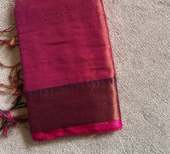 Gulnaar Soft Bengal Handloom Tissue Saree