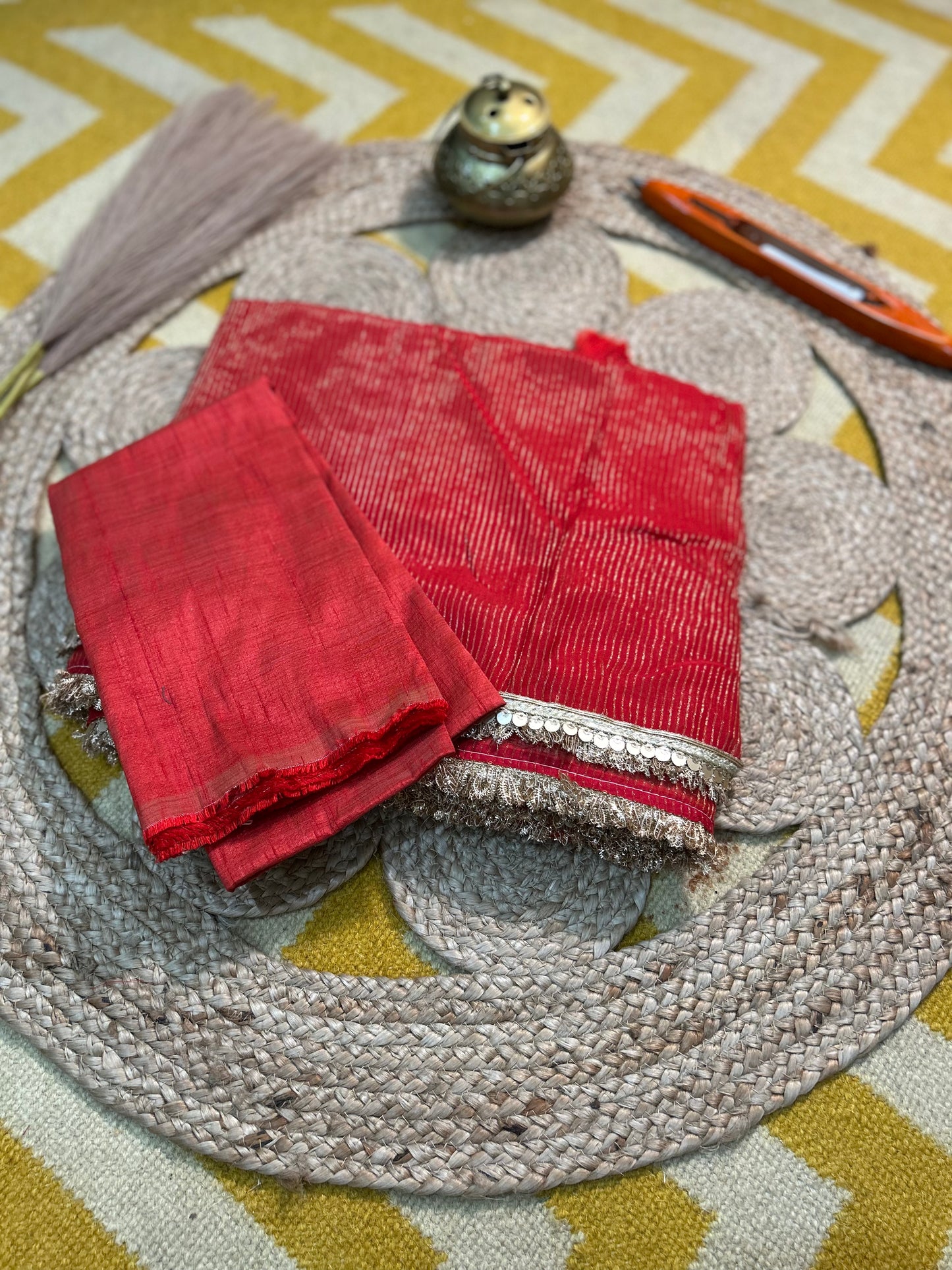 Scarlet Grace Handloom Mul Saree