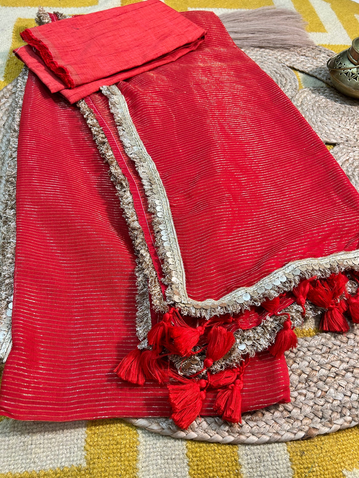 Scarlet Grace Handloom Mul Saree