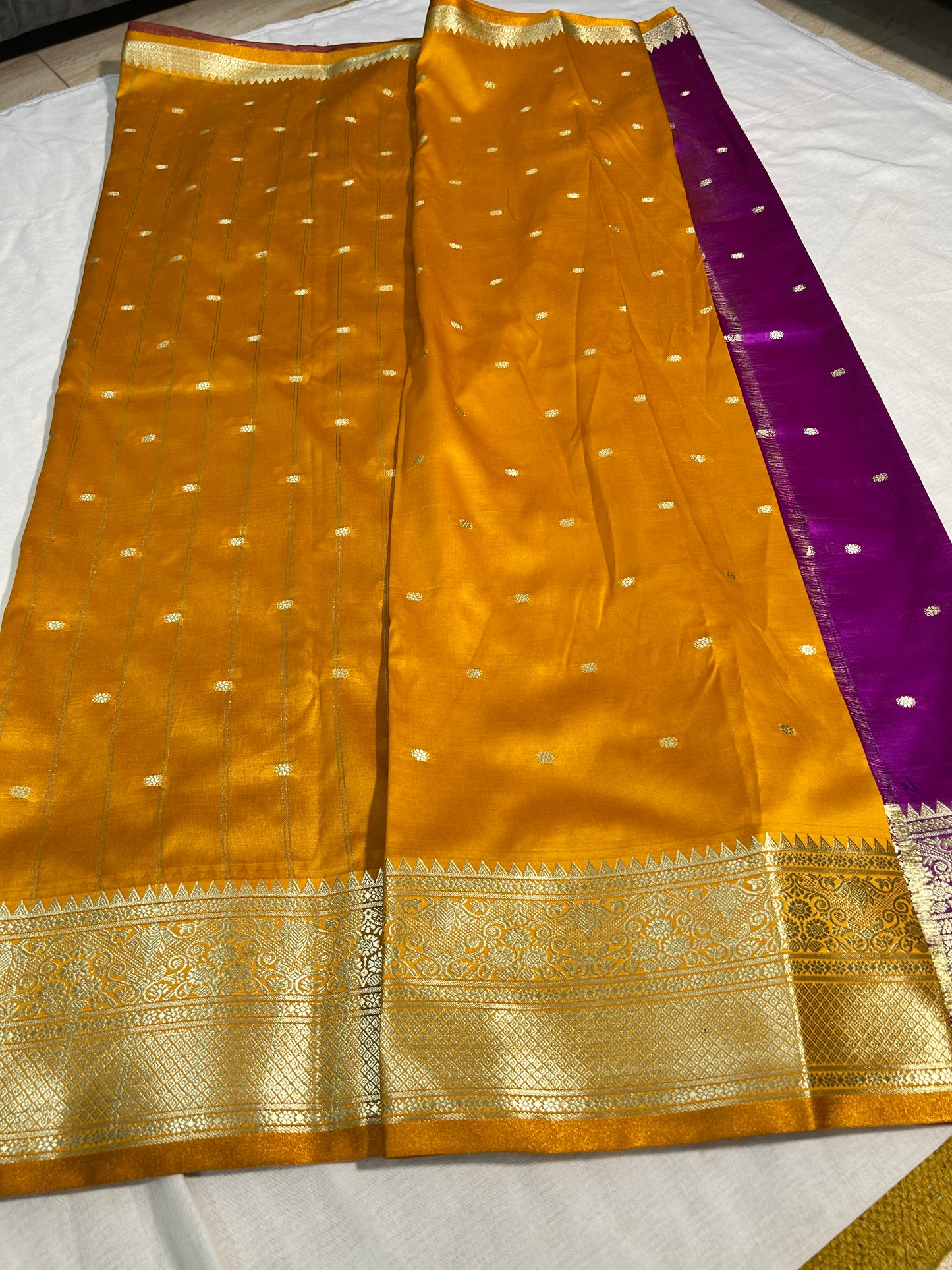 Royal Amethyst South Silk Saree