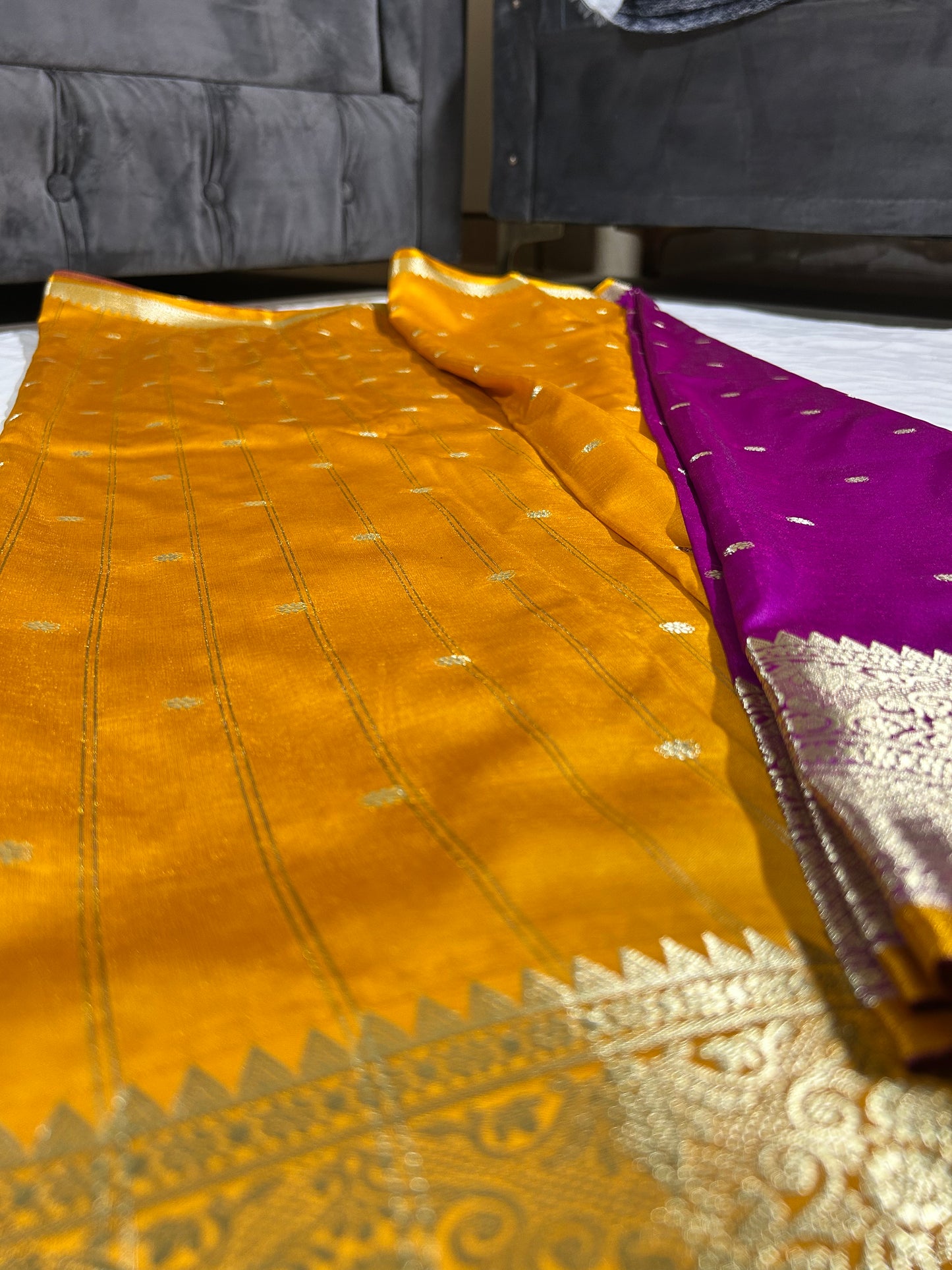 Royal Amethyst South Silk Saree