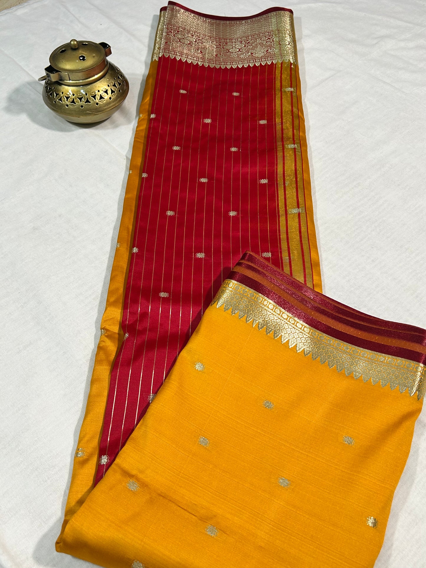 Golden Dawn South Silk Saree