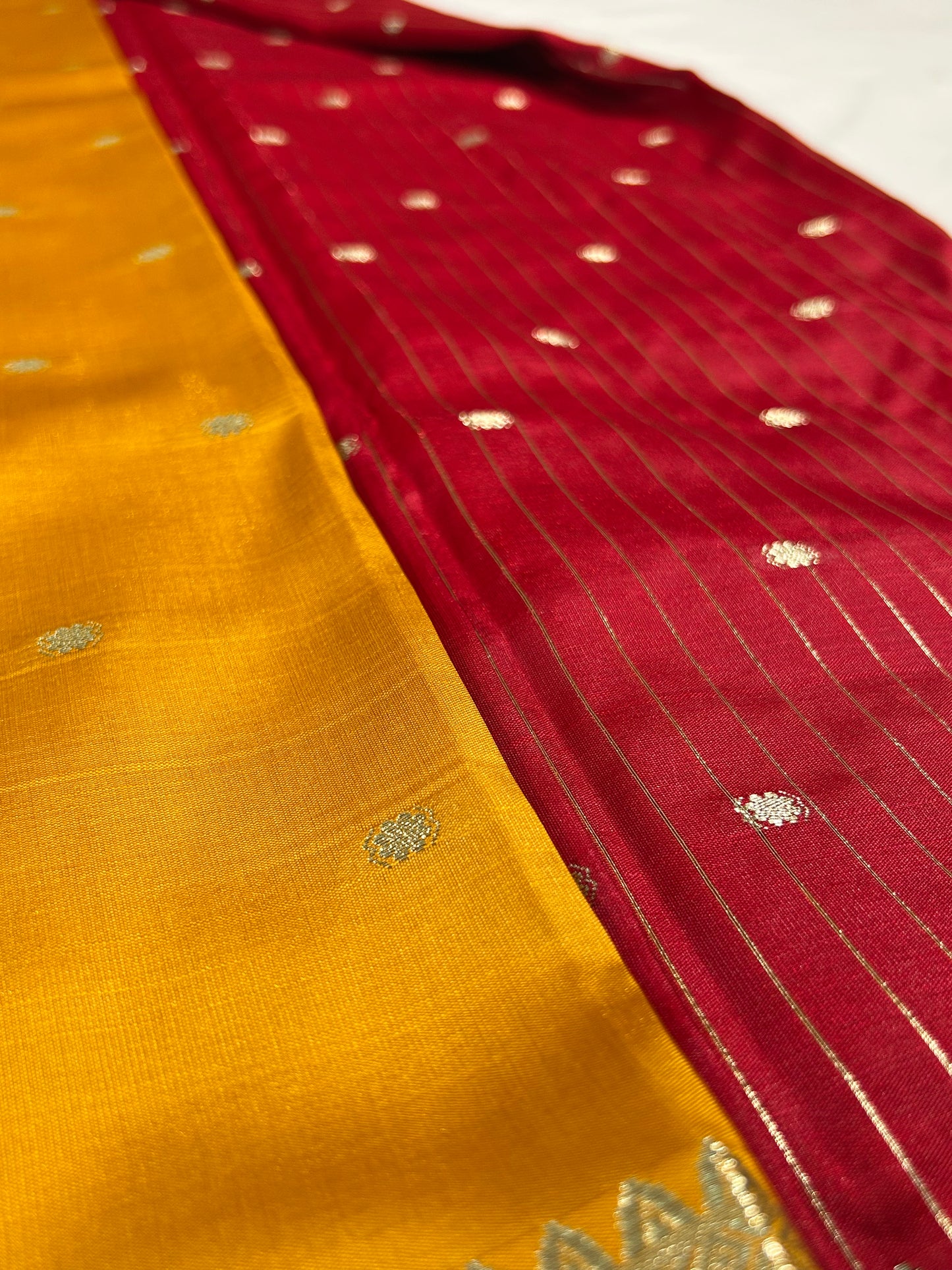 Golden Dawn South Silk Saree