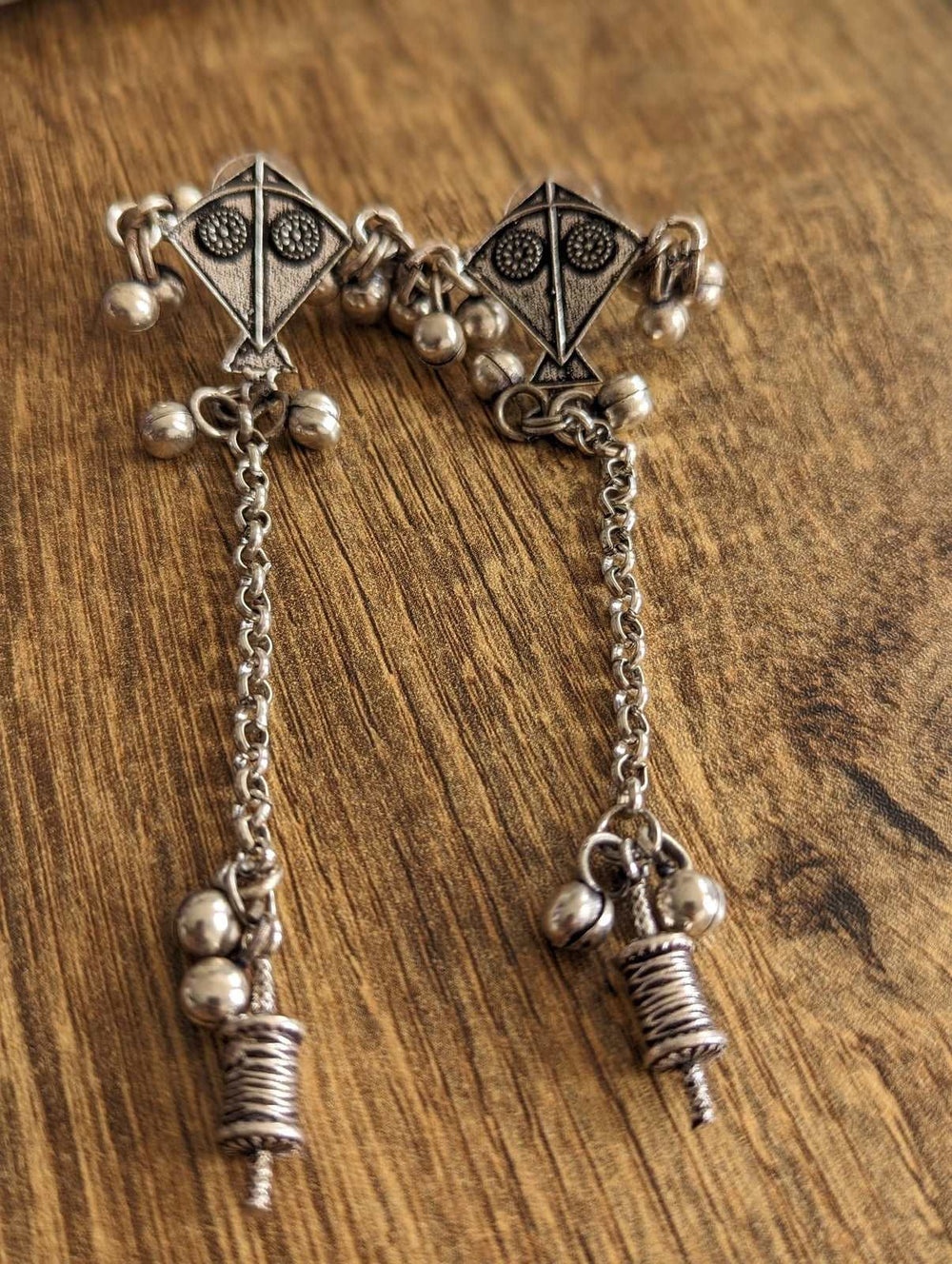 Sterling Skies Kite Earrings