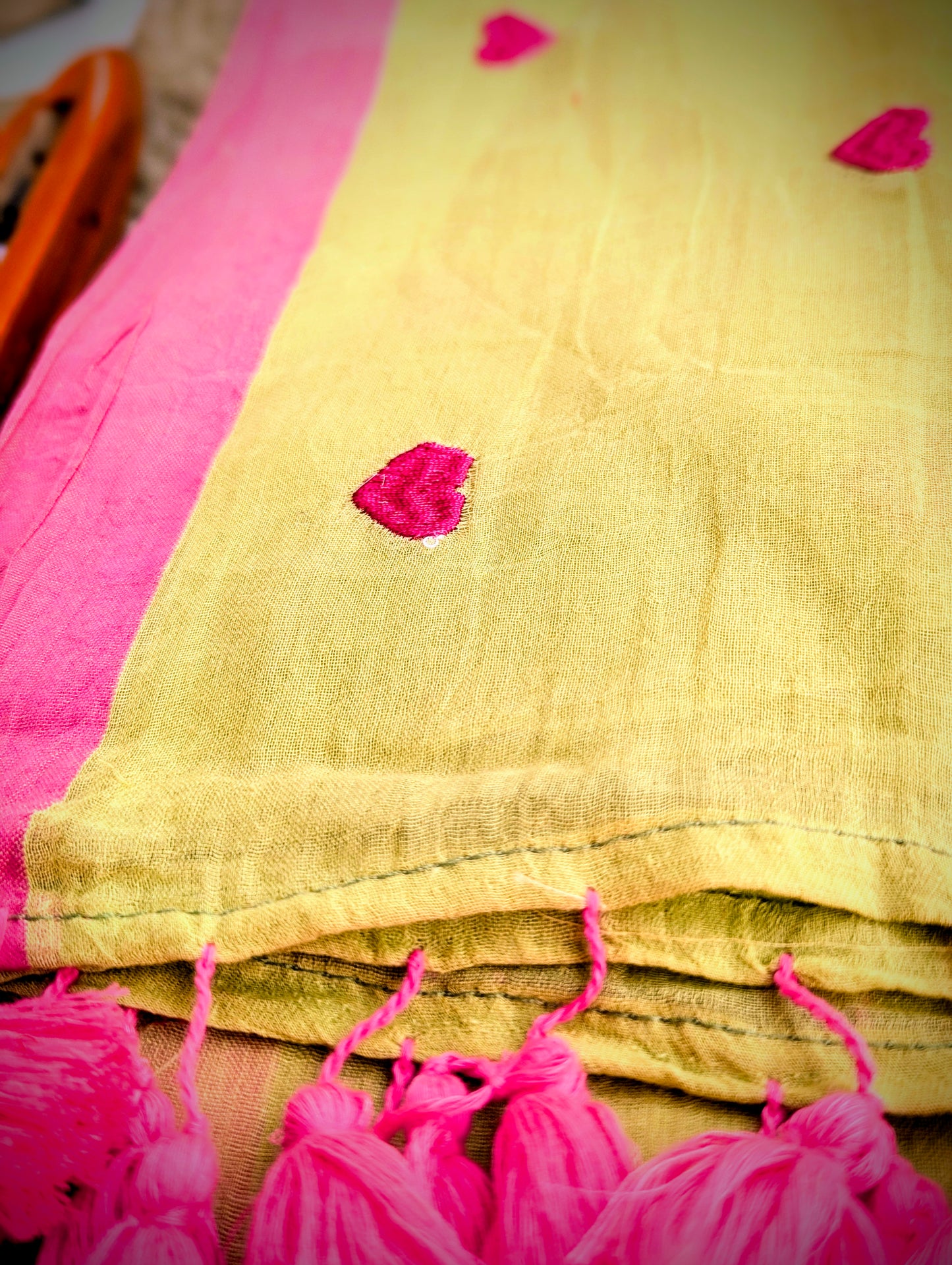 Mint Bliss Handloom Bengal Cotton Saree