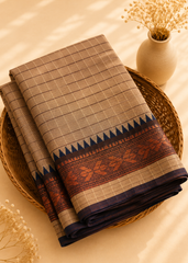 Kanchi Cotton Beige Black