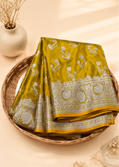 Neon Shringar Luxury Mashru Silk Saree
