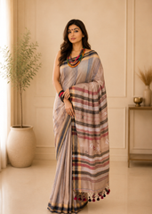 Desert Harmony Bhujodi Bengal Handloom Saree