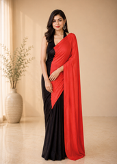 Midnight Rust Luxury Modal Silk Saree