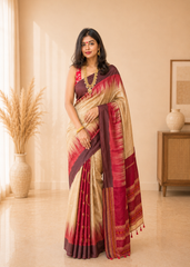 Mandira Elegance Artisan Handwoven Saree