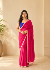 Raniyat Signature Border Modal Silk Saree