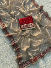Kumudini Elegant Tissue Silk Saree